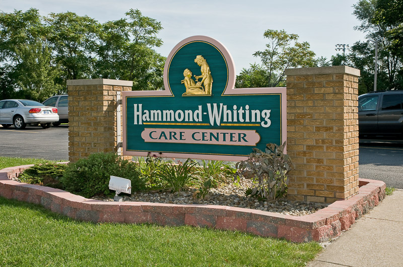 Hammond-Whiting Entrance Sign